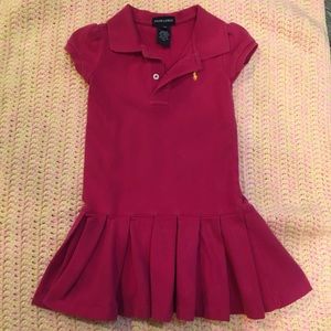 Ralph Lauren pleated bottom dress